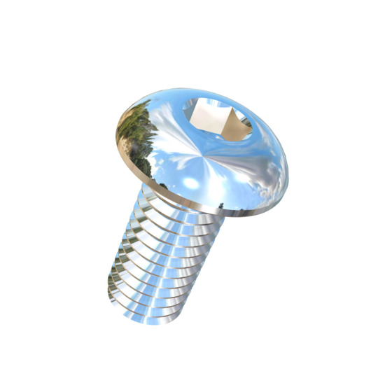 Titanium #10-32 X 7/16 UNF Button Head Socket Drive Allied Titanium Machine Screw